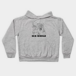 SEA WORLD Kids Hoodie